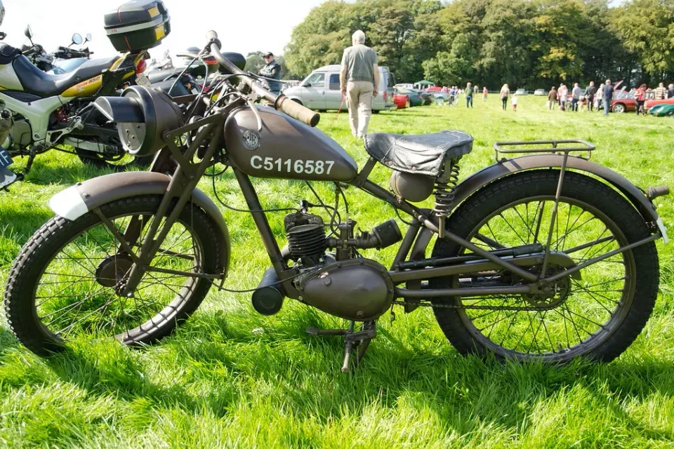 Vintage Motorcycle — Outdoor